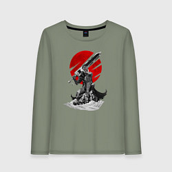 Лонгслив хлопковый женский Guts the Black Swordsman, цвет: авокадо
