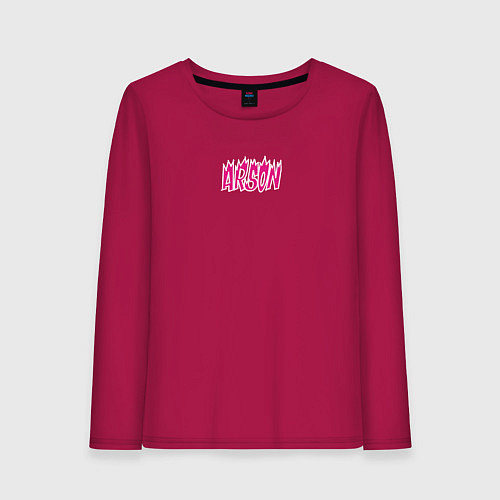 Женский лонгслив Arson ver 2 j-hope BTS / Маджента – фото 1