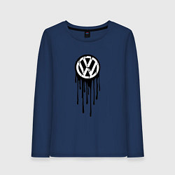 Женский лонгслив Volkswagen - art logo