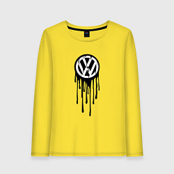 Женский лонгслив Volkswagen - art logo