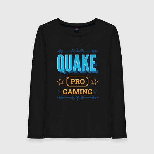 Женский лонгслив Игра Quake pro gaming / Черный – фото 1