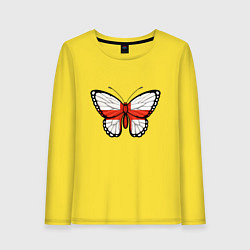 Женский лонгслив Бабочка - Англия