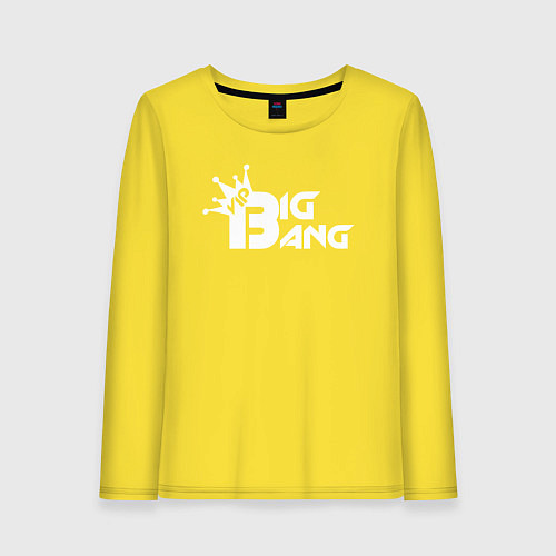 Женский лонгслив Bigbang logo / Желтый – фото 1