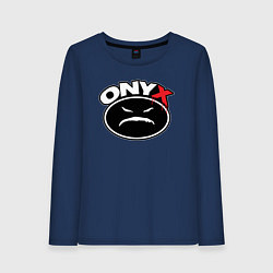 Женский лонгслив Onyx - black logo