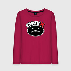 Женский лонгслив Onyx - black logo