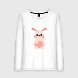 Женский лонгслив Pink Bunny