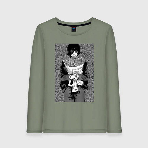 Женский лонгслив Химено / Авокадо – фото 1