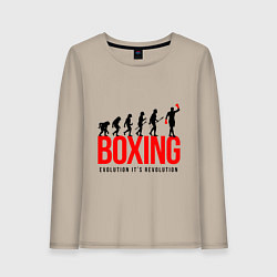 Женский лонгслив Boxing evolution