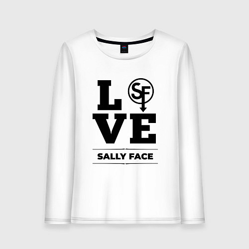 Женский лонгслив Sally Face love classic / Белый – фото 1