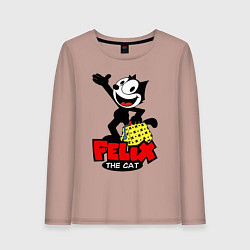 Женский лонгслив Cat Felix magic bag