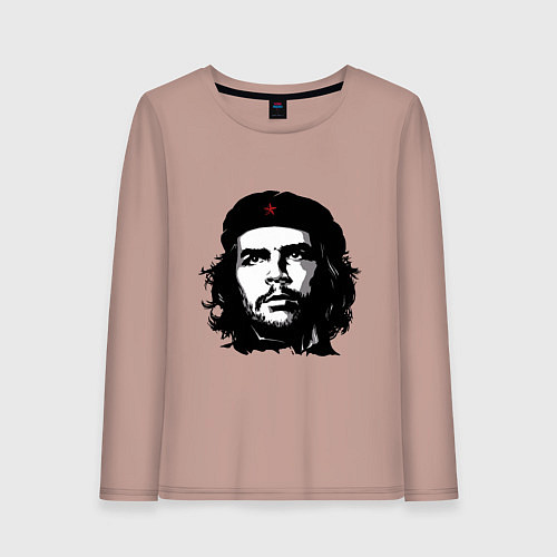 Женский лонгслив Ernesto Che Guevara / Пыльно-розовый – фото 1