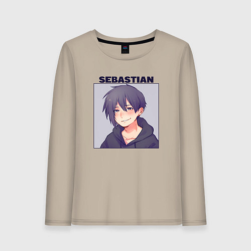 Женский лонгслив Себастиан из деревни / Миндальный – фото 1