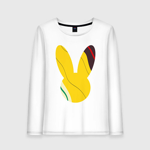 Женский лонгслив Уши / Белый – фото 1