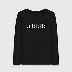 Лонгслив хлопковый женский G2 ESPORTS, цвет: черный