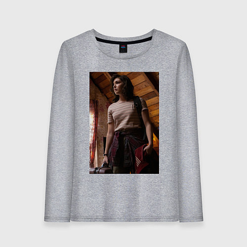 Женский лонгслив Шершни Шона / Меланж – фото 1