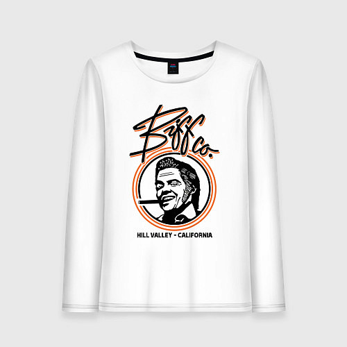 Женский лонгслив Компания Биффа / Белый – фото 1