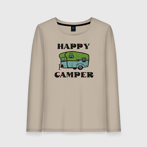 Женский лонгслив Camper / Миндальный – фото 1