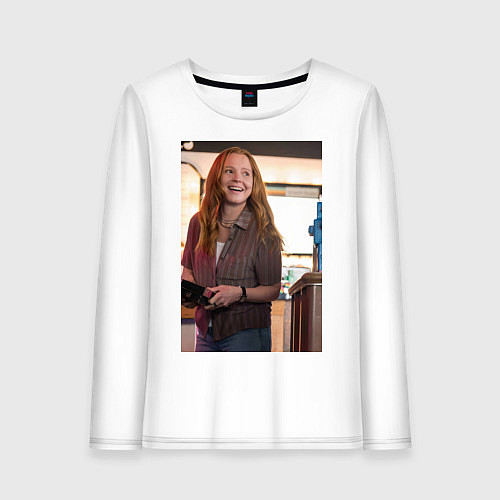 Женский лонгслив Шершни Ванесса 2023 / Белый – фото 1