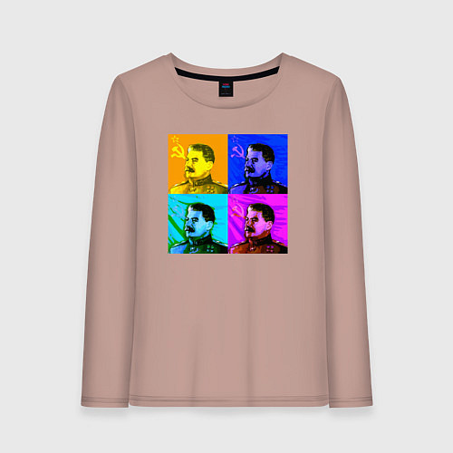 Женский лонгслив Color Stalin / Пыльно-розовый – фото 1