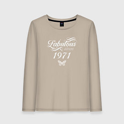 Женский лонгслив Fabulous since 1971