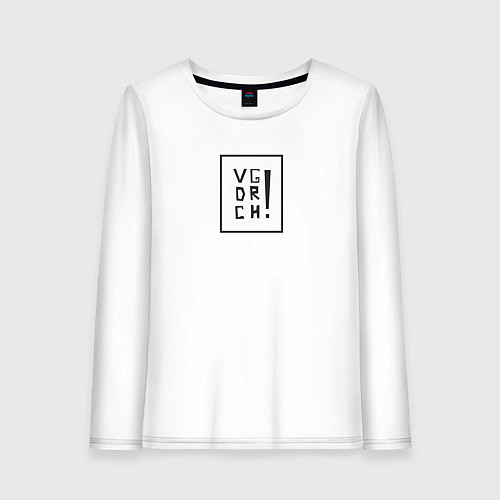 Женский лонгслив VGDRCH / Белый – фото 1