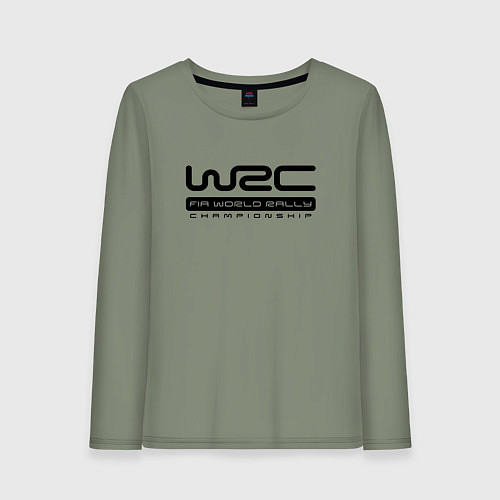 Женский лонгслив Чемпионат мира по ралли / Авокадо – фото 1