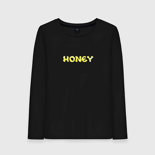 Женский лонгслив Honey / Черный – фото 1
