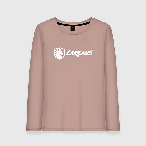 Женский лонгслив Team Liquid art / Пыльно-розовый – фото 1