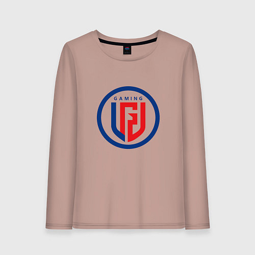 Женский лонгслив PSG LGD logo / Пыльно-розовый – фото 1