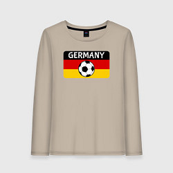 Женский лонгслив Football Germany