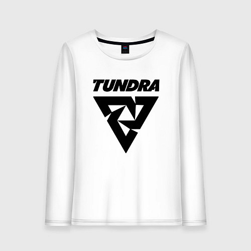 Женский лонгслив Tundra esports logo / Белый – фото 1