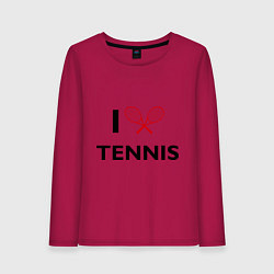Женский лонгслив I Love Tennis