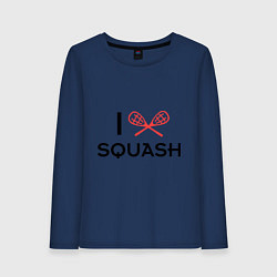 Женский лонгслив I Love Squash