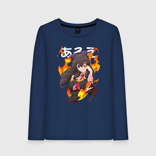 Женский лонгслив Arue Kono Suba / Тёмно-синий – фото 1