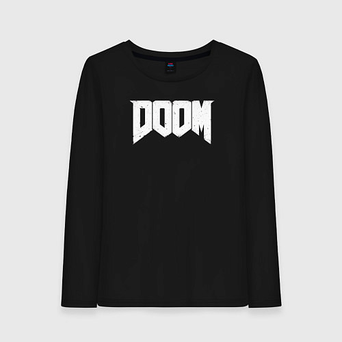 Женский лонгслив Doom nightmare mode / Черный – фото 1