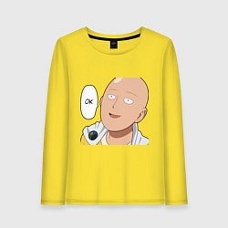 Лонгслив хлопковый женский Saitama - Okey, цвет: желтый