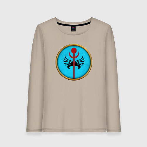 Женский лонгслив Понт Rome: Total War / Миндальный – фото 1