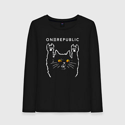 Женский лонгслив OneRepublic rock cat