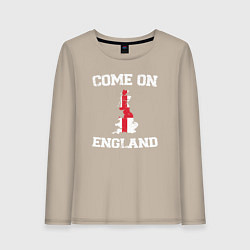 Женский лонгслив Come on England