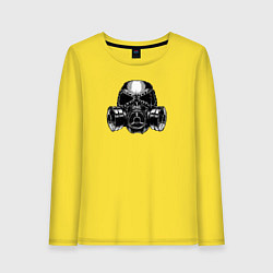 Женский лонгслив Респиратор маска