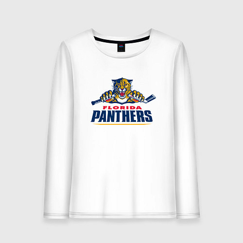 Женский лонгслив Florida panthers - hockey team / Белый – фото 1