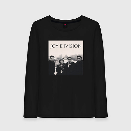 Женский лонгслив Тру фанат Joy Division / Черный – фото 1