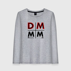 Женский лонгслив Depeche Mode - Memento Mori Logo DM