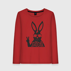 Женский лонгслив Stay cool rabbit