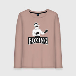 Женский лонгслив Boxing man