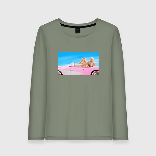 Женский лонгслив Барби 2023 / Авокадо – фото 1