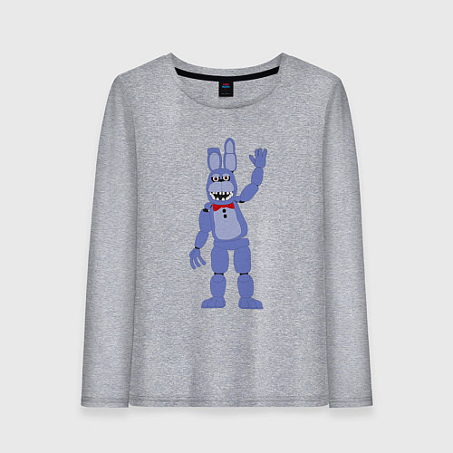 Женский лонгслив Бонни приветствует / Меланж – фото 1