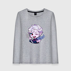 Лонгслив хлопковый женский Миленький Астарион - Балдурс Гейт 3, цвет: меланж