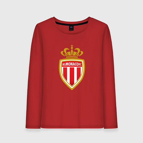 Женский лонгслив Monaco fc sport / Красный – фото 1