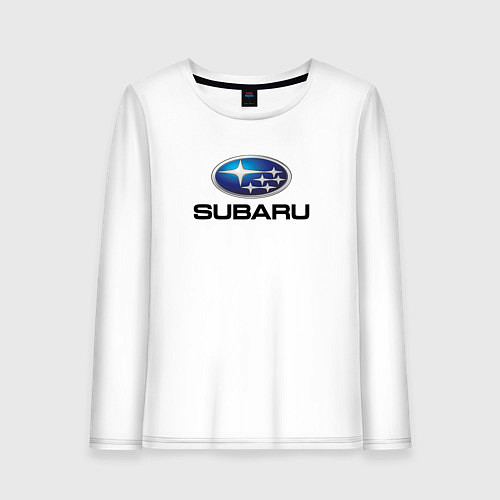 Женский лонгслив Subaru sport auto / Белый – фото 1